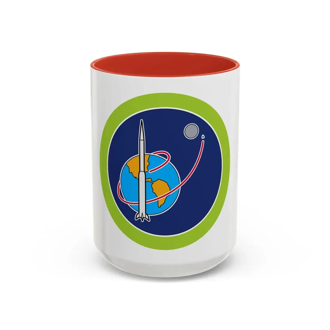 Space Exploration (Boy Scout Merit Badge) Accent Coffee Mug 15oz Red - Go Mug Yourself