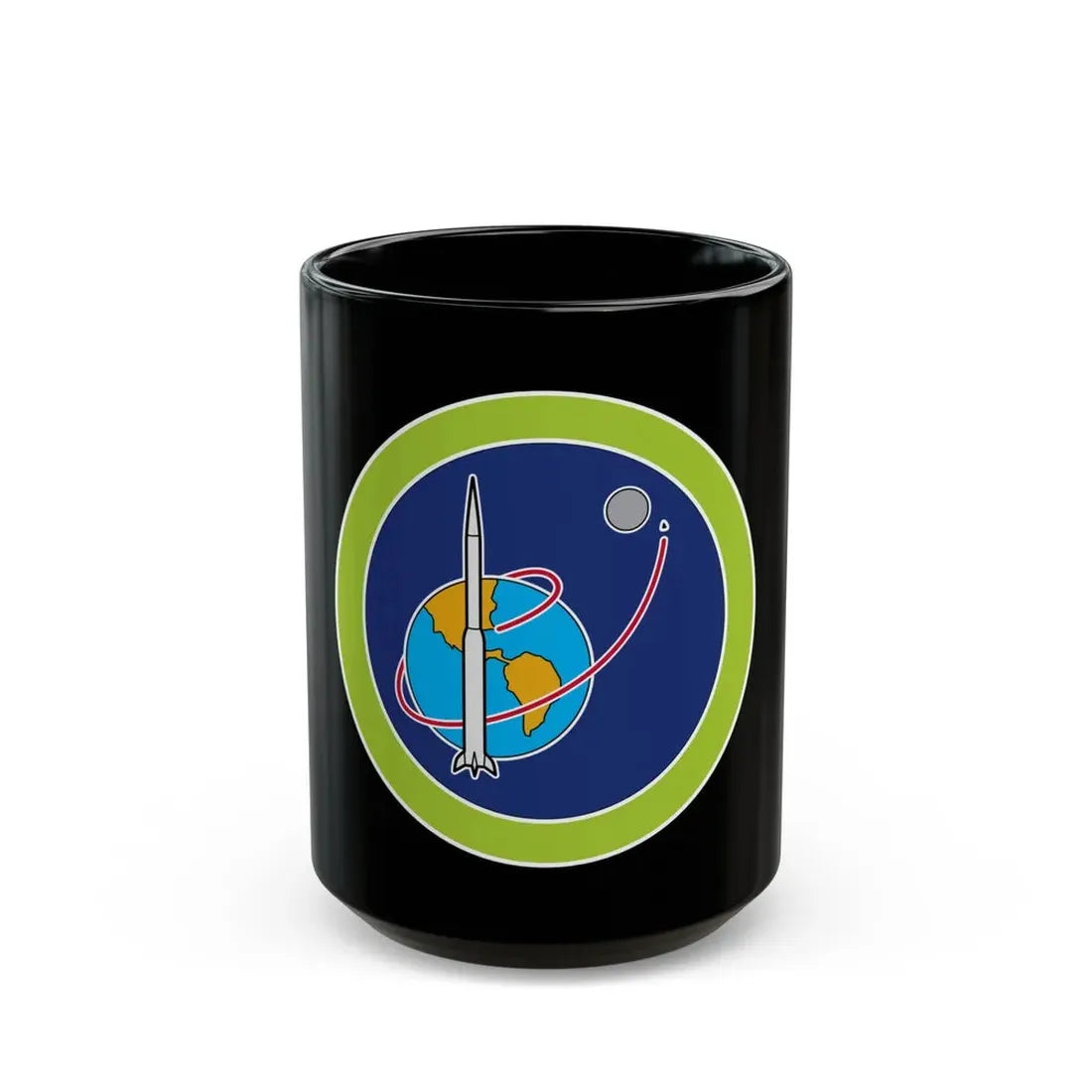 Space Exploration (Boy Scout Merit Badge) Black Coffee Mug 15oz - Go Mug Yourself