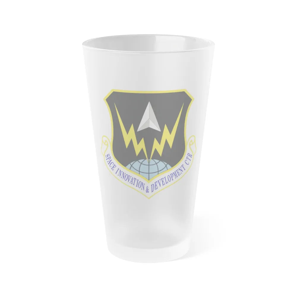 Space Innovation & Development Center (U.S. Air Force) Frosted Pint Glass 16oz-16oz-Frosted-Go Mug Yourself