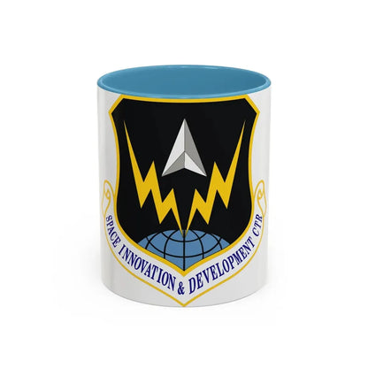 Space Innovation & Development Center (U.S. Air Force) Accent Coffee Mug 11oz Light Blue - Go Mug Yourself