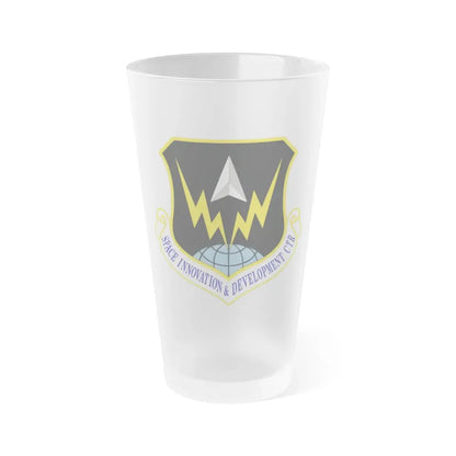 Space Innovation & Development Center (U.S. Air Force) Frosted Pint Glass 16oz 16oz Frosted - Go Mug Yourself
