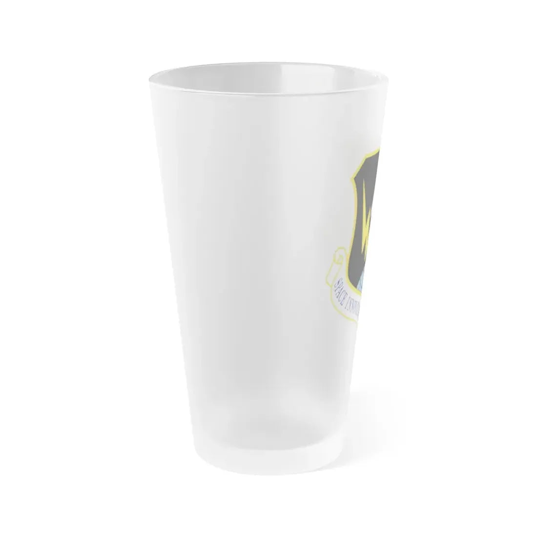 Space Innovation & Development Center (U.S. Air Force) Frosted Pint Glass 16oz - Go Mug Yourself