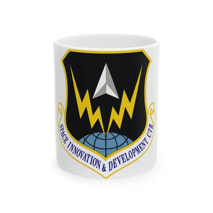 Space Innovation & Development Center (U.S. Air Force) White Coffee Mug 11oz - Go Mug Yourself