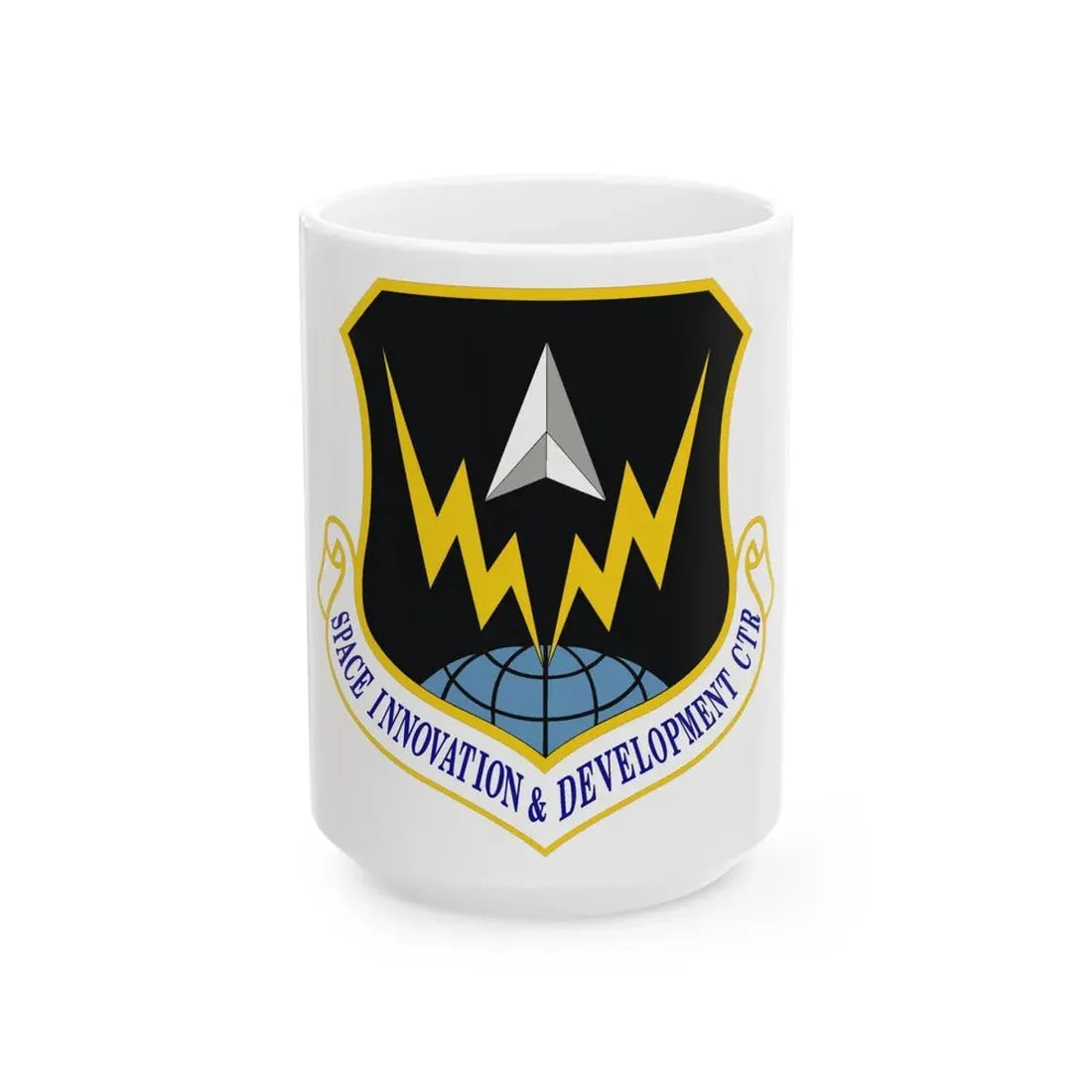 Space Innovation & Development Center (U.S. Air Force) White Coffee Mug 15oz - Go Mug Yourself