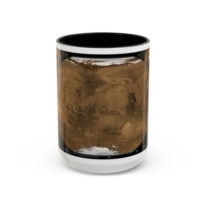 Space - MARS (2001) (Map) Accent Coffee Mug 15oz Black - Go Mug Yourself