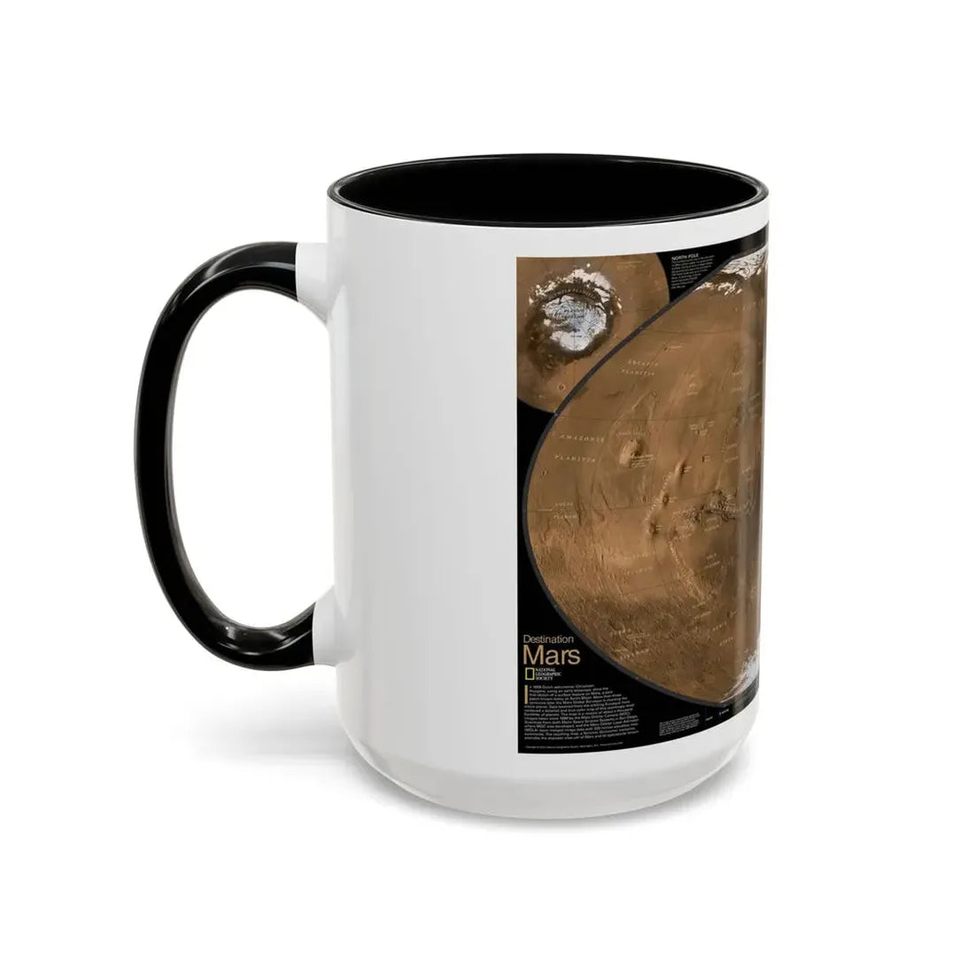 Space - MARS (2001) (Map) Accent Coffee Mug - Go Mug Yourself