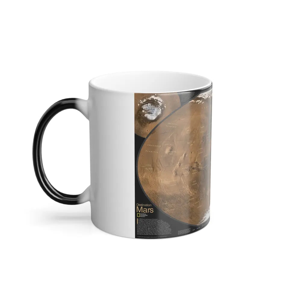 Space - MARS (2001) (Map) Color Changing Mug 11oz-Go Mug Yourself