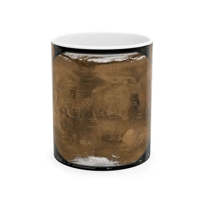 Space - MARS (2001) (Map) White Coffee Mug 11oz - Go Mug Yourself