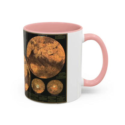 Space - MARS The Red Planet (1973) (Map) Accent Coffee Mug - Go Mug Yourself