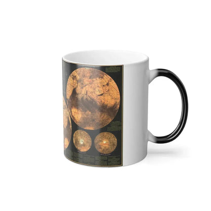 Space - MARS The Red Planet (1973) (Map) Color Changing Mug 11oz - Go Mug Yourself