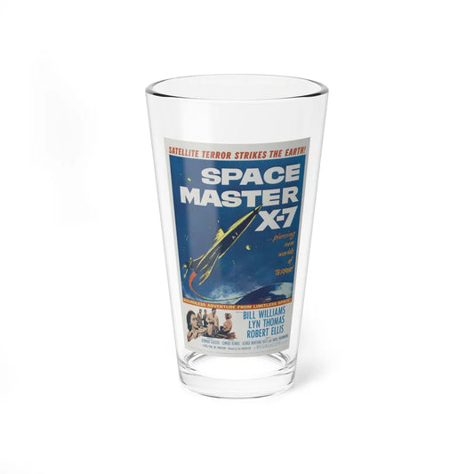 SPACE MASTER X-7 1958 Movie Poster - Pint Glass 16oz-16oz-Go Mug Yourself