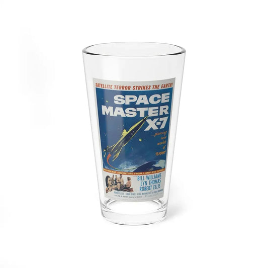 SPACE MASTER X-7 1958 Movie Poster - Pint Glass 16oz 16oz - Go Mug Yourself