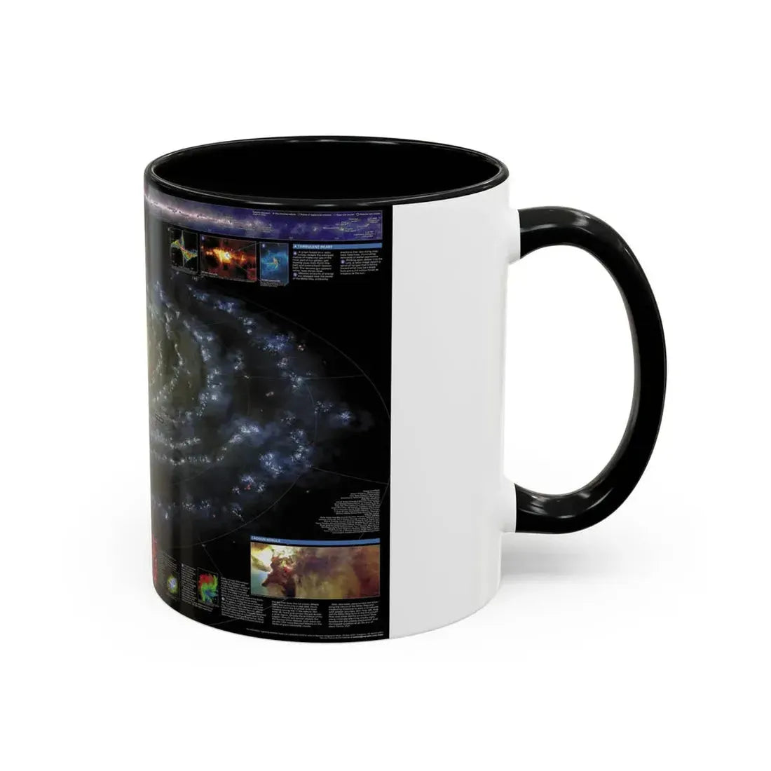 Space - Milky Way (2002) (Map) Accent Coffee Mug - Go Mug Yourself