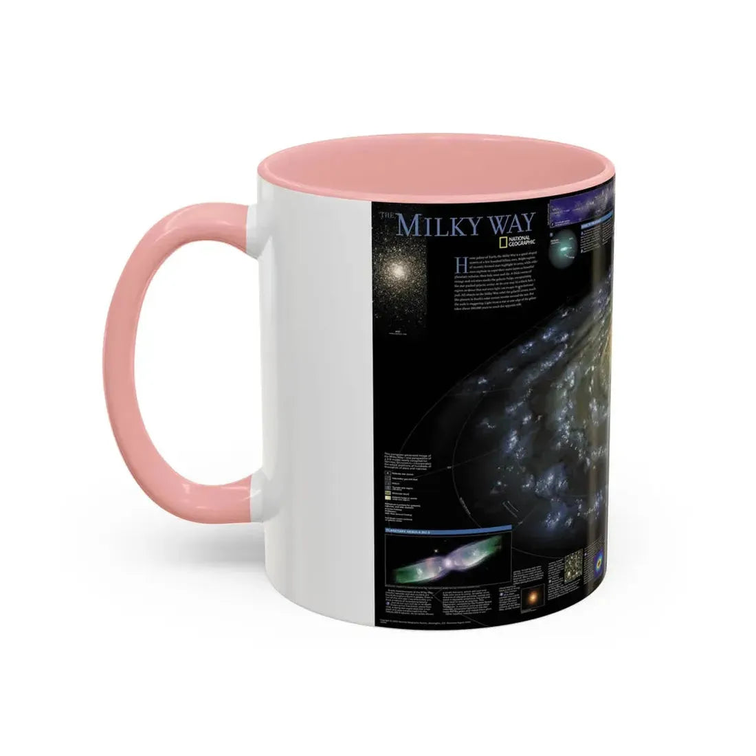 Space - Milky Way (2002) (Map) Accent Coffee Mug - Go Mug Yourself