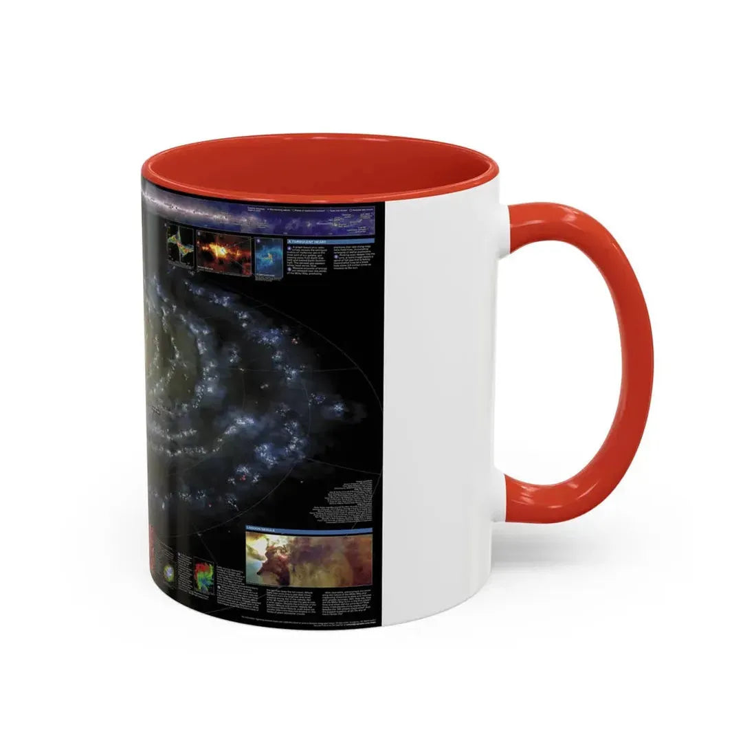 Space - Milky Way (2002) (Map) Accent Coffee Mug - Go Mug Yourself