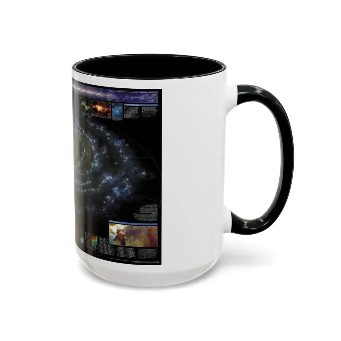 Space - Milky Way (2002) (Map) Accent Coffee Mug - Go Mug Yourself