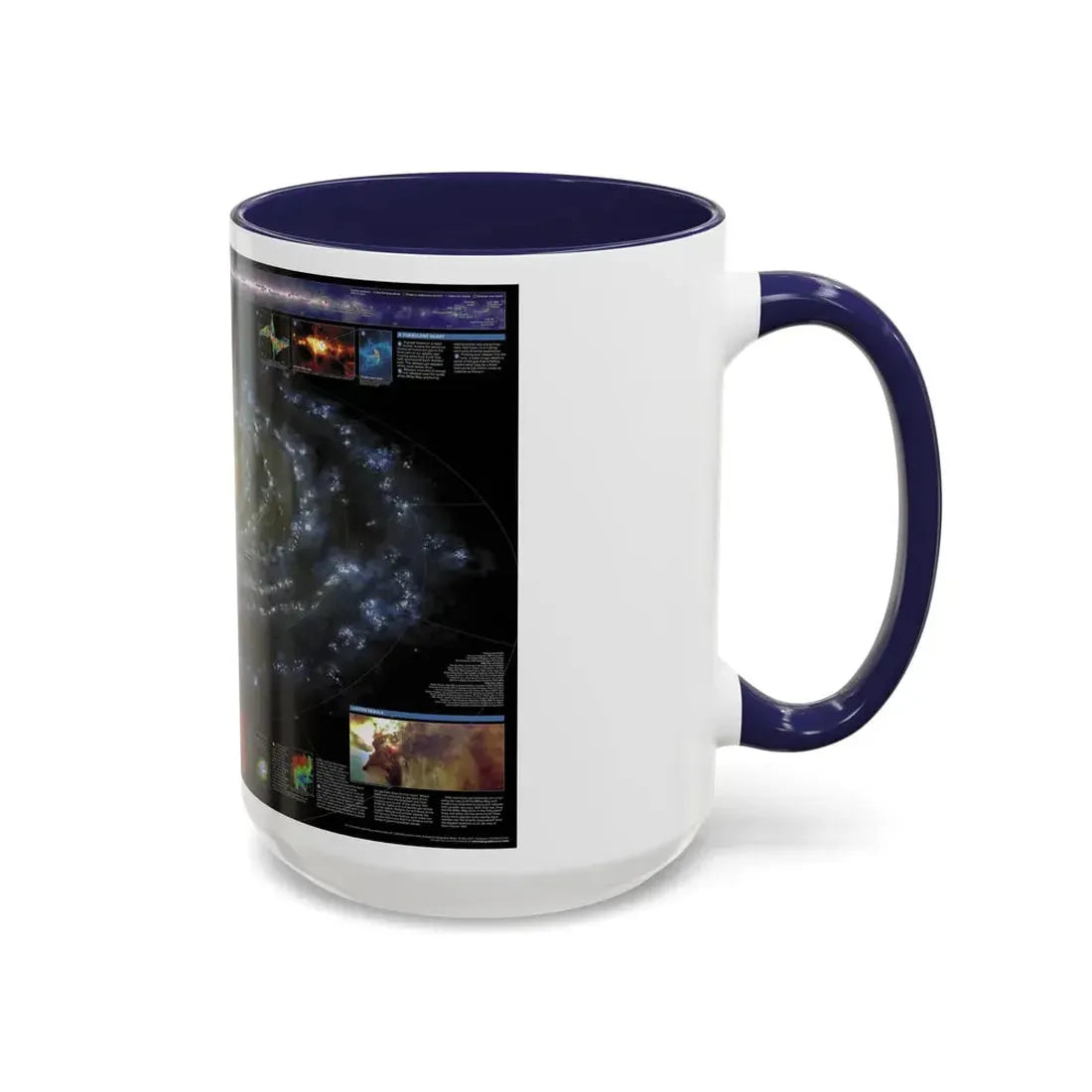 Space - Milky Way (2002) (Map) Accent Coffee Mug - Go Mug Yourself