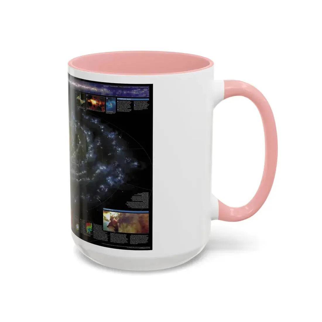 Space - Milky Way (2002) (Map) Accent Coffee Mug - Go Mug Yourself