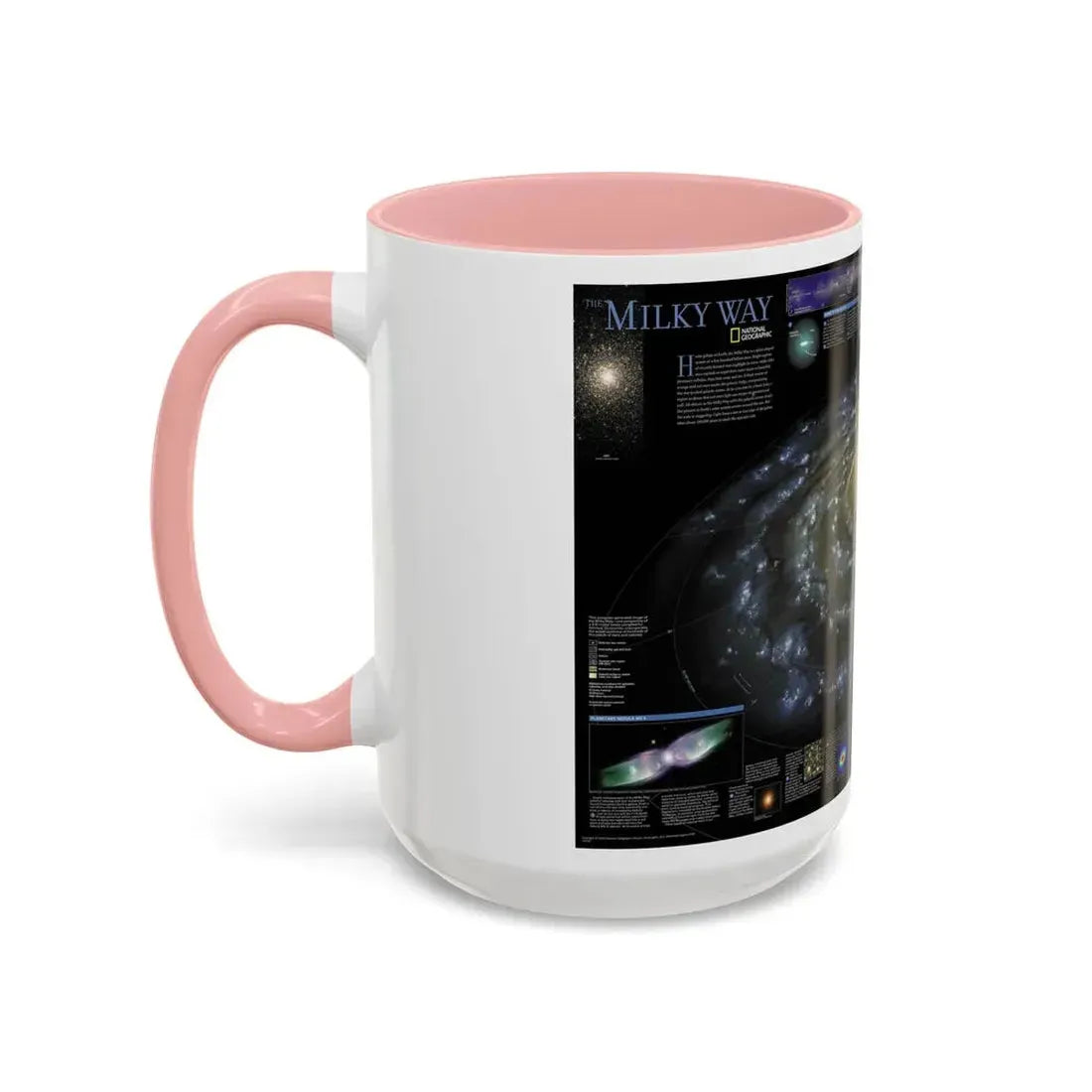 Space - Milky Way (2002) (Map) Accent Coffee Mug - Go Mug Yourself