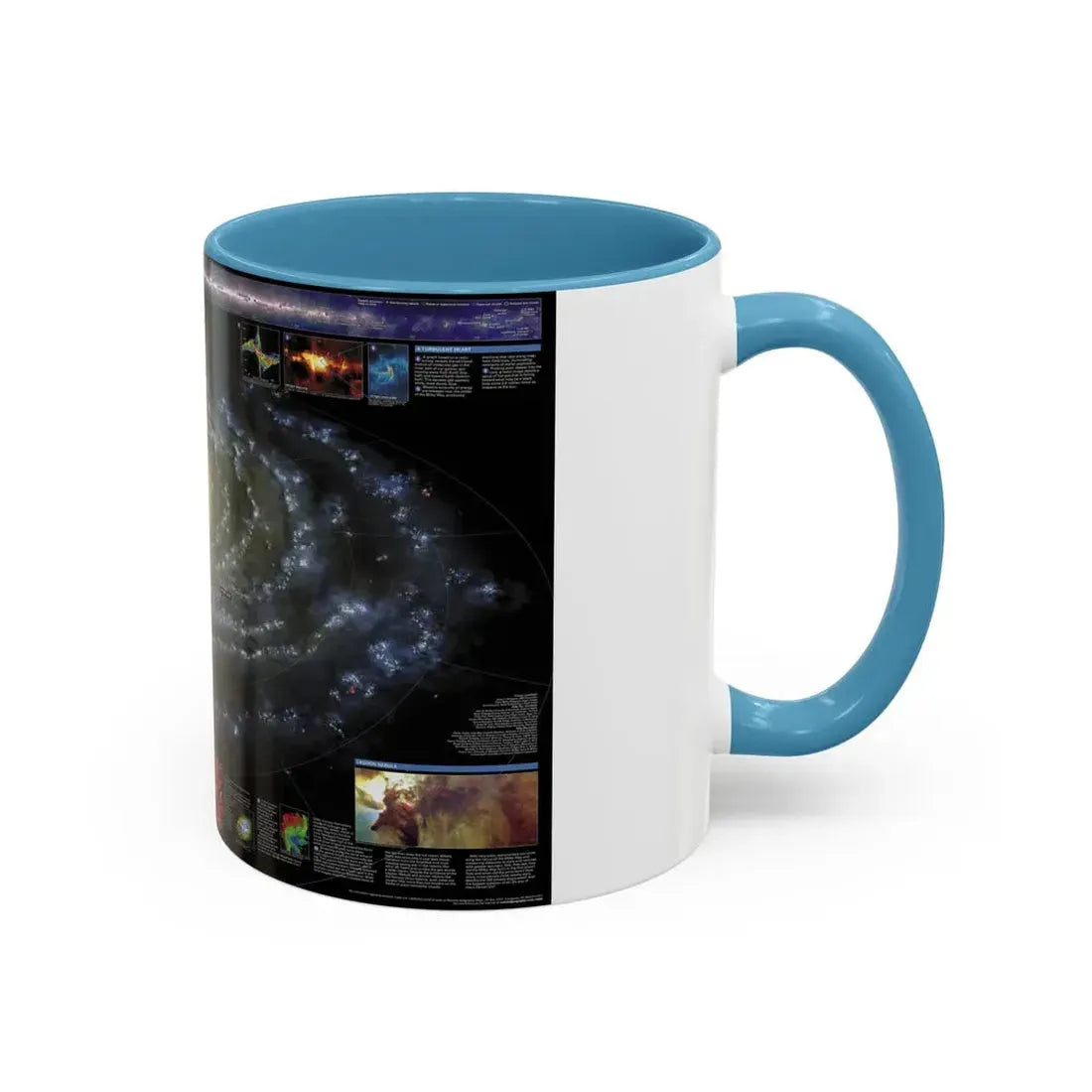 Space - Milky Way (2002) (Map) Accent Coffee Mug - Go Mug Yourself