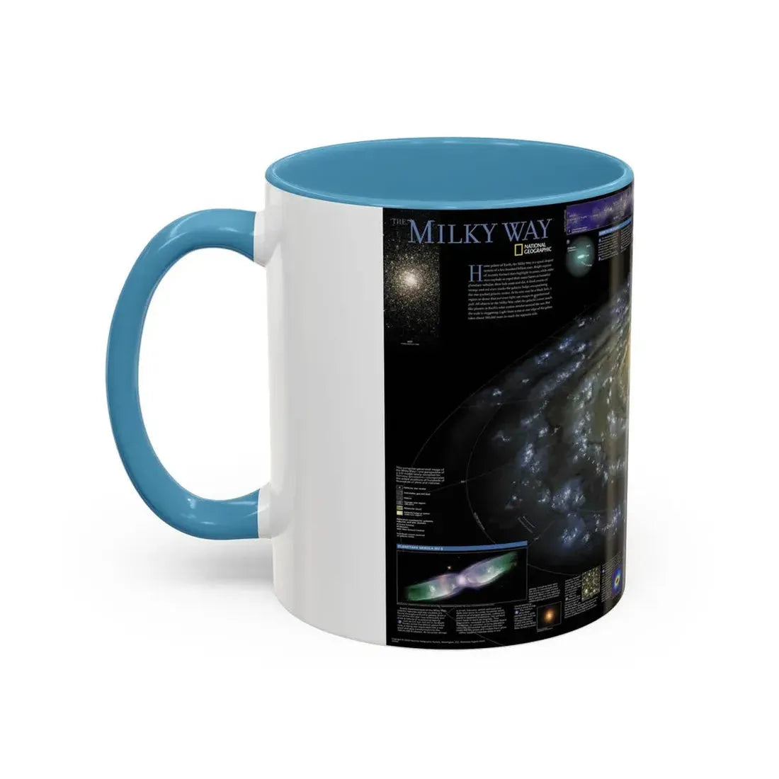 Space - Milky Way (2002) (Map) Accent Coffee Mug - Go Mug Yourself