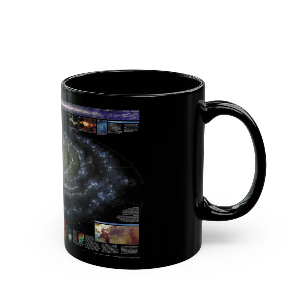 Space - Milky Way (2002) (Map) Black Coffee Mug-Go Mug Yourself