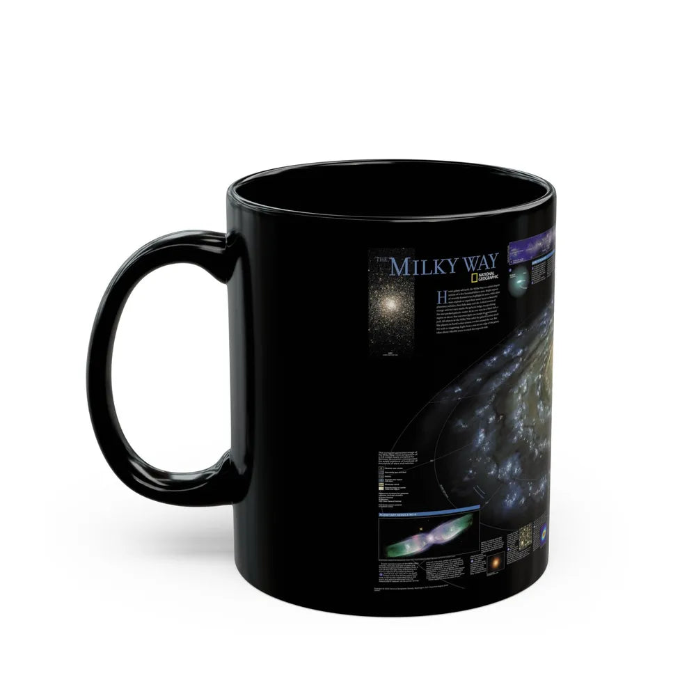 Space - Milky Way (2002) (Map) Black Coffee Mug-Go Mug Yourself