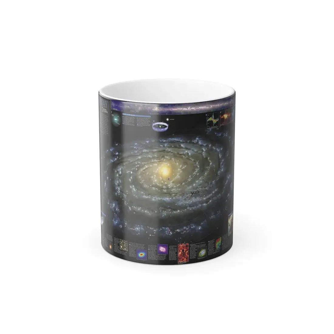 Space - Milky Way (2002) (Map) Color Changing Mug 11oz Default Title 11oz - Go Mug Yourself