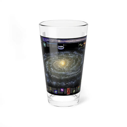 Space - Milky Way (2002) (Map) Pint Glass 16oz-16oz-Go Mug Yourself