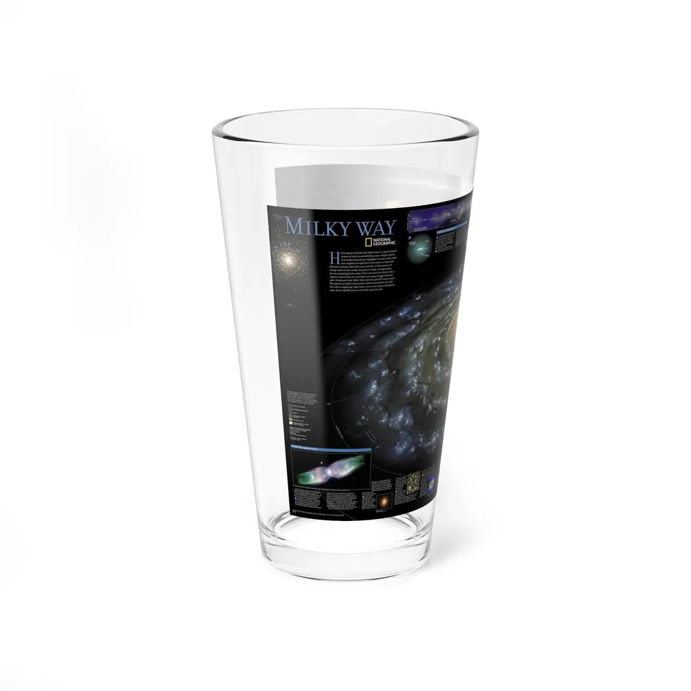 Space - Milky Way (2002) (Map) Pint Glass 16oz-Go Mug Yourself