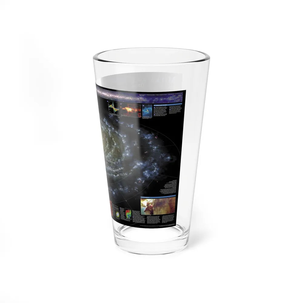 Space - Milky Way (2002) (Map) Pint Glass 16oz-Go Mug Yourself