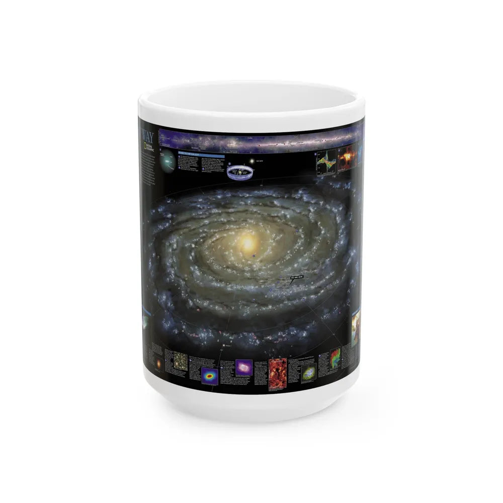 Space - Milky Way (2002) (Map) White Coffee Mug-15oz-Go Mug Yourself