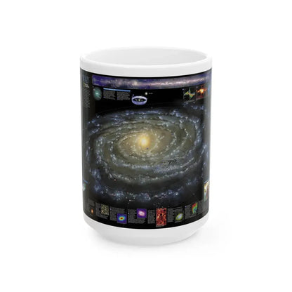 Space - Milky Way (2002) (Map) White Coffee Mug 15oz - Go Mug Yourself