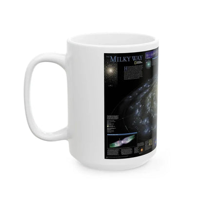 Space - Milky Way (2002) (Map) White Coffee Mug - Go Mug Yourself