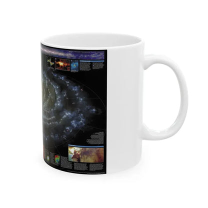 Space - Milky Way (2002) (Map) White Coffee Mug - Go Mug Yourself