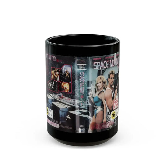 SPACE MUTINY REB BROWN (VHS COVER) - Black Coffee Mug 15oz - Go Mug Yourself