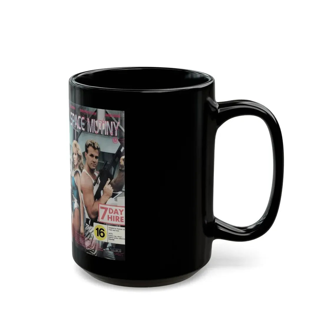 SPACE MUTINY REB BROWN (VHS COVER) - Black Coffee Mug - Go Mug Yourself