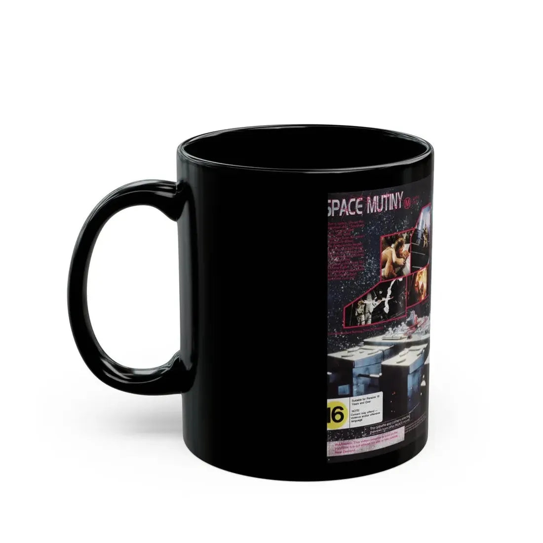 SPACE MUTINY REB BROWN (VHS COVER) - Black Coffee Mug - Go Mug Yourself