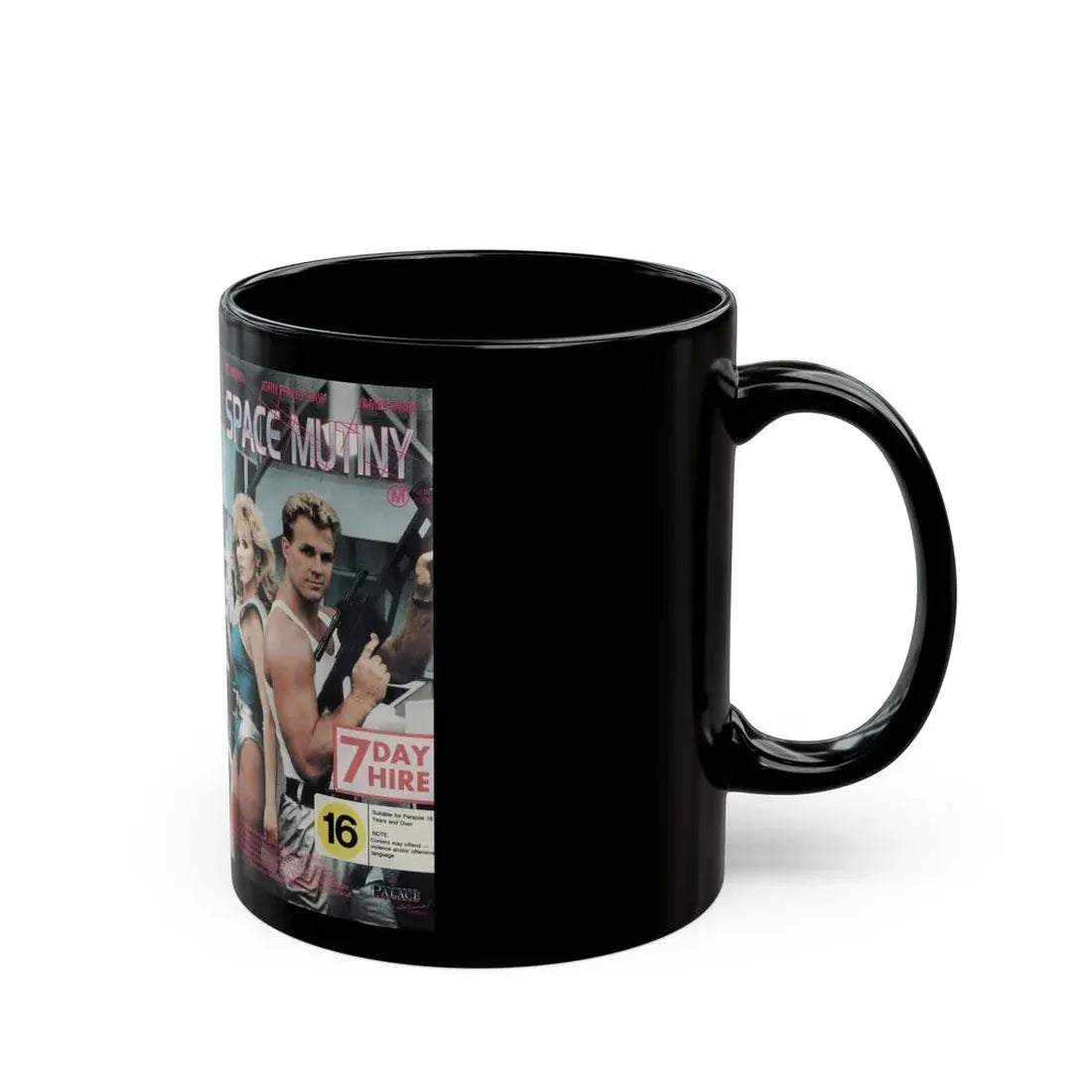 SPACE MUTINY REB BROWN (VHS COVER) - Black Coffee Mug - Go Mug Yourself