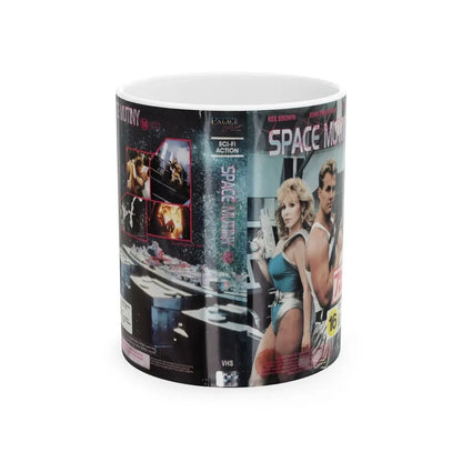 SPACE MUTINY REB BROWN (VHS COVER) - White Coffee Mug 11oz - Go Mug Yourself