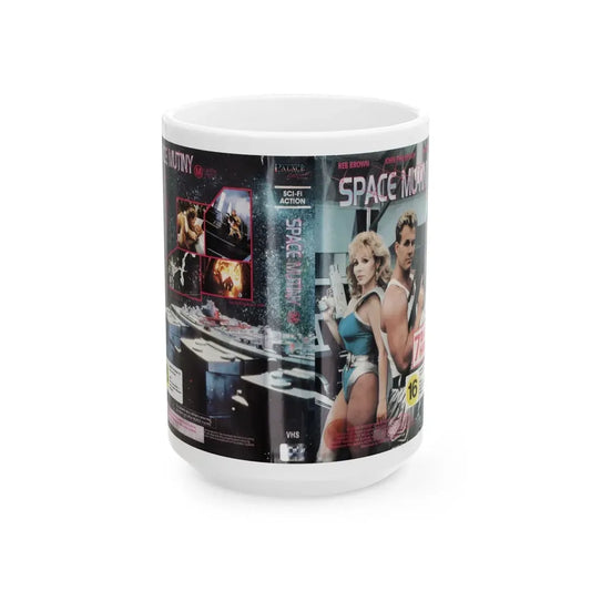 SPACE MUTINY REB BROWN (VHS COVER) - White Coffee Mug 15oz - Go Mug Yourself