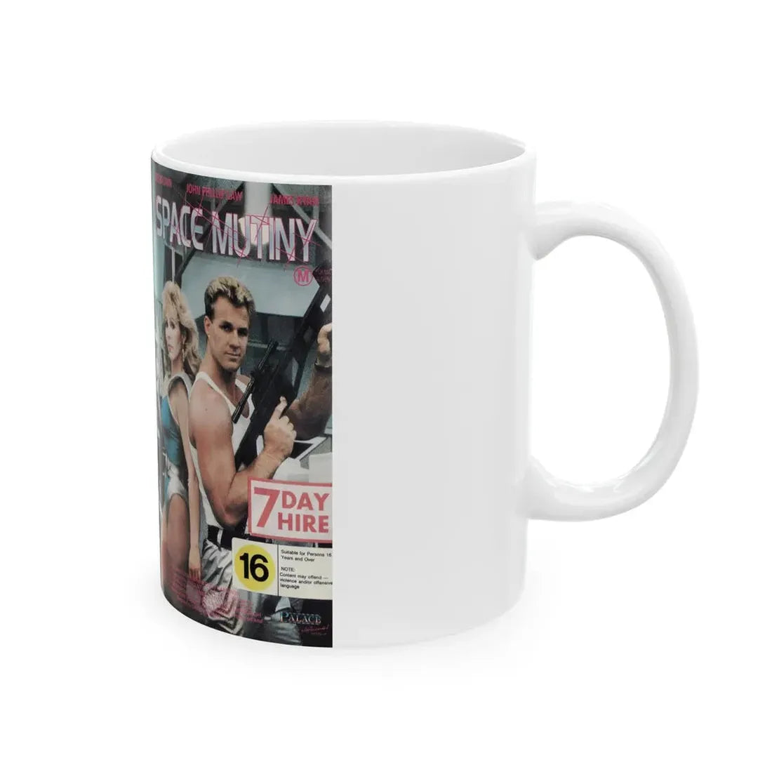 SPACE MUTINY REB BROWN (VHS COVER) - White Coffee Mug - Go Mug Yourself
