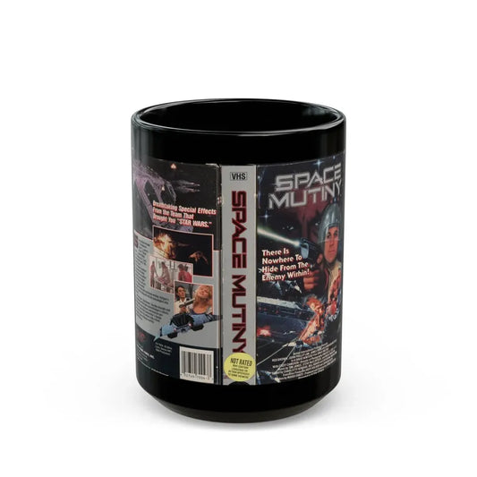 SPACE MUTINY (VHS COVER) - Black Coffee Mug 15oz - Go Mug Yourself