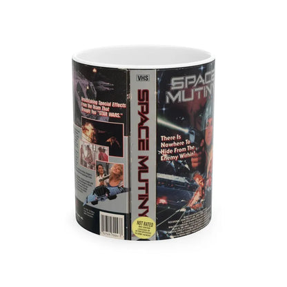 SPACE MUTINY (VHS COVER) - White Coffee Mug 11oz - Go Mug Yourself