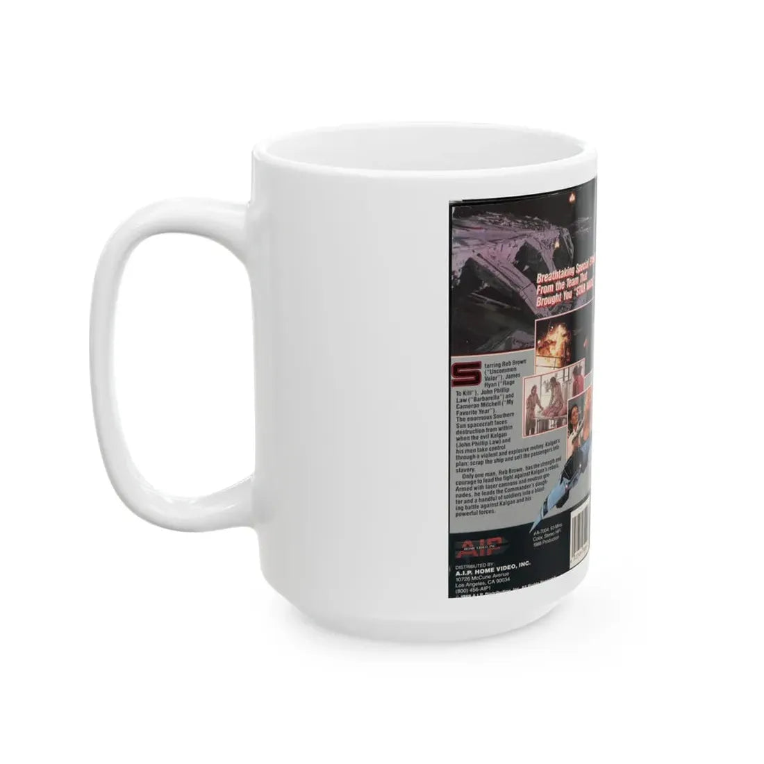SPACE MUTINY (VHS COVER) - White Coffee Mug - Go Mug Yourself