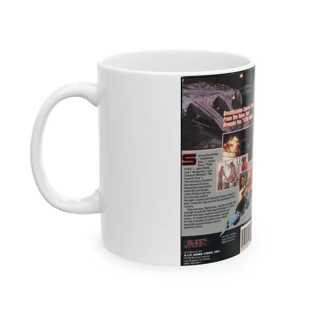 SPACE MUTINY (VHS COVER) - White Coffee Mug - Go Mug Yourself