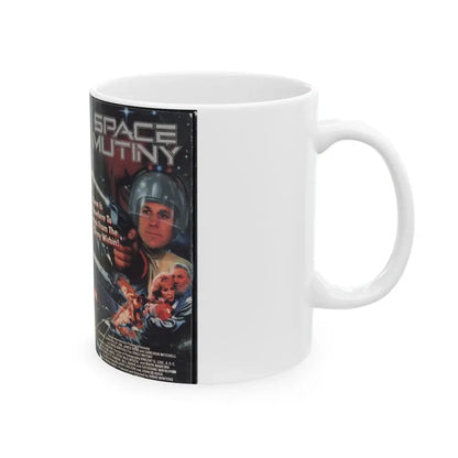 SPACE MUTINY (VHS COVER) - White Coffee Mug - Go Mug Yourself
