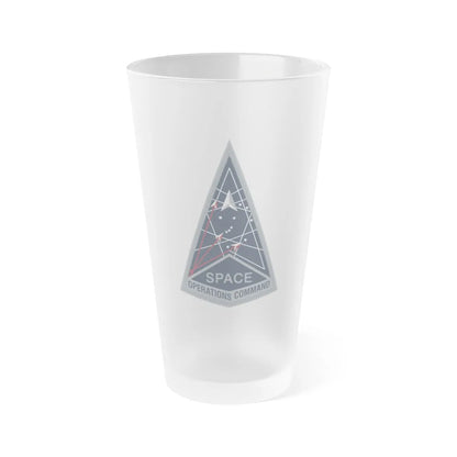 Space Operations Command (U.S. Space Force) Frosted Pint Glass 16oz-Go Mug Yourself