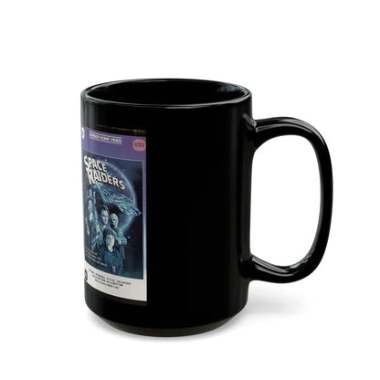 SPACE RAIDERS SCIENCE FICTION (VHS COVER) - Black Coffee Mug - Go Mug Yourself