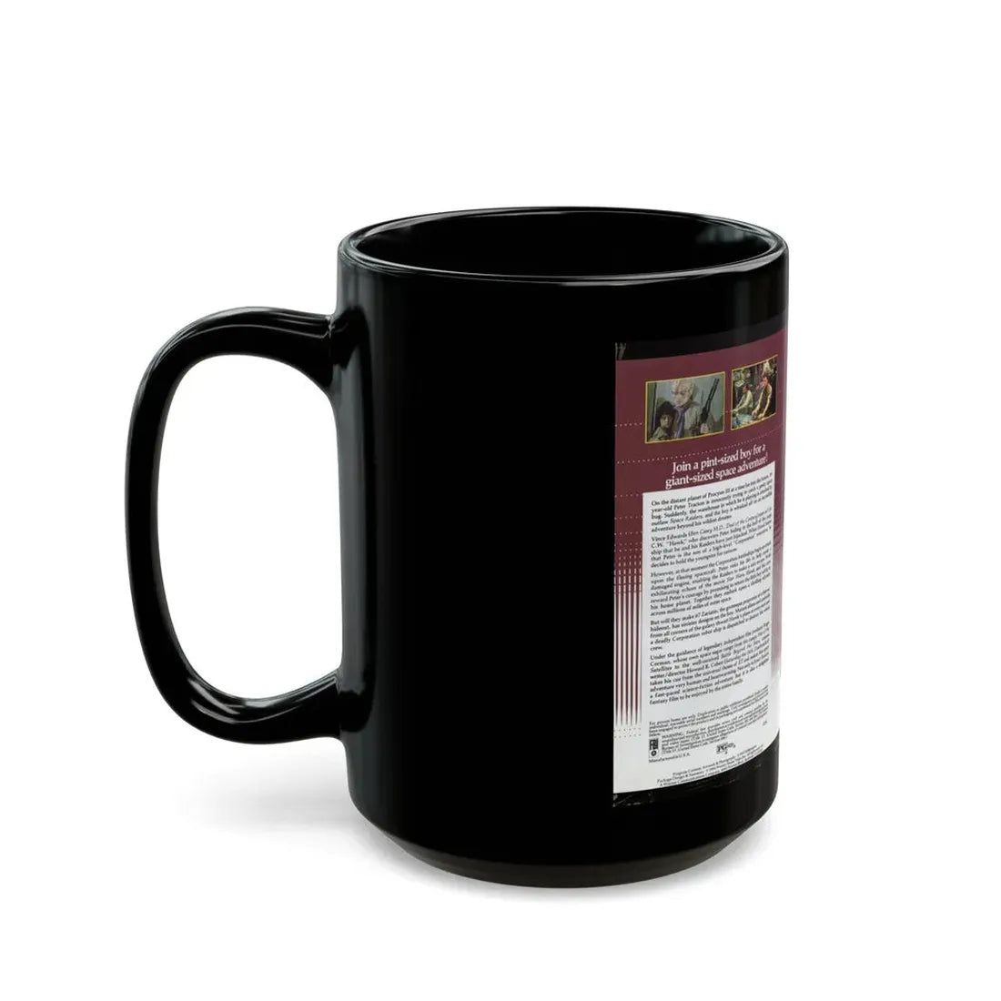 SPACE RAIDERS SCIENCE FICTION (VHS COVER) - Black Coffee Mug - Go Mug Yourself
